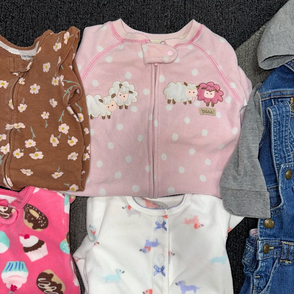 Lot of 8 assorted baby girl 6 month bundle some NWT - Picture 5 of 11